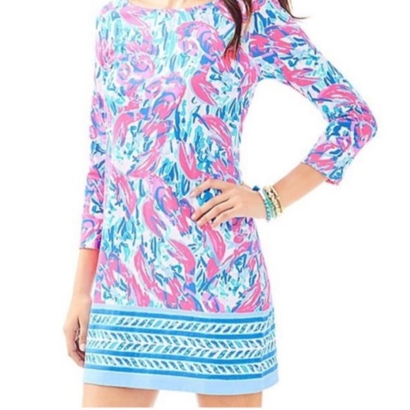 Lilly Pulitzer Marlowe Cosmic Coral Dress - Picture 2 of 6